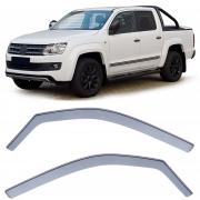 deflettori  pioggia nero fume  per VW Amarok 2H ab 09