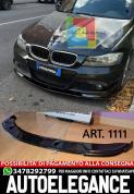SPLITTER ANTERIORE ADATTO PER BMW SERIE 3 E90 E91 M-SPORT 2008-2011 NERO LUCIDO