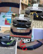 SPLITTER ADATTO PER SEAT CUPRA LEON 2020+ DESIGN SPORTIVO LOOK NERO LUCIDO