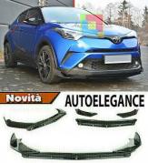 SPLITTER DE PARE-CHOCS AVANT TOYOTA C-HR LOOK NOIR BRILLANT RS - 3P -