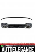 Diffusore con terminali e spoiler bagagliaio adatto per BMW Serie 5  G30 Limous