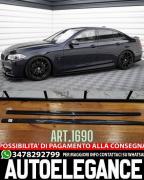 SOTTO MINIGONNE ADATTE PER BMW SERIE 5 F10 F11 MSPORT M5 NERO LUCIDO