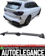 SPOILER POSTERIORE ADATTO PER BMW X3 G01 17-21 LOOK NERO LUCIDO DESIGN SPORTIVO