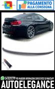 Heckspoiler Schwarz Glänzend Geeignet für BMW Serie 4 F36 Gran Coupé Von 2014+