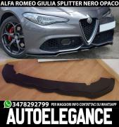 SPLITTER ALFA ROMEO GIULIA VELOCE PARE-CHOC AVANT SPOILER LAME NOIR MAT VEL