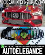 GRIGLIA  PER MERCEDES CLA W118 2019+ AMG CON PROFILI CROMATI 0378