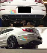 Diffusor Doppelt Auspuffanlage Hinten VW Passat Cc 2008-2012 Unten Stoßstange