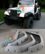 Set Schutzbleche Radläufe Seitenlichter Erweitert 15 CM Jeep Wrangler Yj