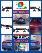 DIFFUSORE POSTERIORE ADATTO PER AUDI A7 C8 2017+ SLINE LOOK SPORTIVO