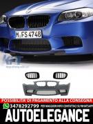 Paraurti anteriore con griglie centrali adatto per BMW Serie 5 F10 F11 2011-2017