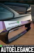 SPOILER M3 GTR POSTERIORE COFANO BMW SERIE 3 E36 BERLINA COUPE MERO LUCIDO