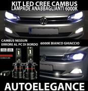 Volkswagen Polo AW1 Paar Lampen Abblendlicht LED 16.000LM - At