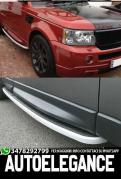 PEDANE LATERALI RANGE ROVER SPORT 2005-2012 SOTTOPORTA IN ALLUMINIO / ABS grey