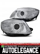 FARI CROMATI ADATTI COMPATIBILI  PER SKODA FABIA 07-03.10 / ROOMSTER 06-03.10
