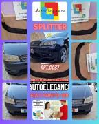 SPLITTER AVANT ADAPTÉ À FIAT PUNTO 188 LOOK NOIR BRILLANT DESIGN SPORTIF
