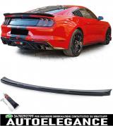 Spoiler posteriore  Performance Nero lucido adatto per Ford Mustang Coupé 14-20