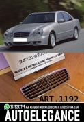 GRIGLIA ADATTA PER MERCEDES CLASSE E W210 1999-2002 CROMATA