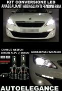 Peugeot 308 II Croisement Route Feu de Brouillard LED 16.000LM - At