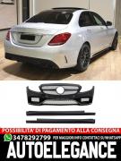 Paraurti anteriore adatto per Mercedes Classe C W205 S205 (2014-2018) C63 Design
