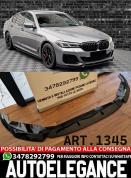 SPLITTER 3 PEZZI ADATTO PER BMW SERIE 5 G30 G31 2020+ M-SPORT NERO LUCIDO