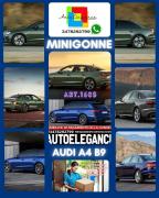 MINIGONNE LATERALI ADATTE PER AUDI A4 B9 8W AVANT BERLINA SLINE S4 LOOK GREZZO