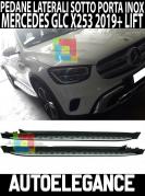 PEDANE LATERALI MERCEDES GLC X253 SUV LIFT 2019+ SOTTOPORTA SPORTIVO AMG .-.