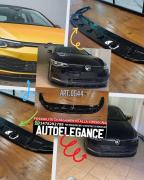 SPLITTER ANTERIORE ADATTO PER VW GOLF 8 STANDARD LOOK NERO LUCIDO V1