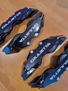 ALFA ROMEO GIULIETTA SET 4x COVER COPRI PINZE FRENI ROSSO NERO GIALLO BLU