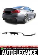 Diffusore Posteriore Sportivo Performance Nero Lucido adatto per BMW M3 F80 M4 F