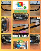 SPLITTER ADATTO PER MERCEDES CLASSE C W205 2019-2021 AMG LOOK BRABUS NERO LUCIDO