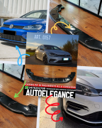 SPLITTER ADATTO PER VW GOLF 7 RLINE 2012-2016 LOOK NERO DESIGN SPORTIVO