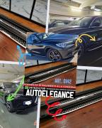 PEDANE ADATTE PER ALFA ROMEO STELVIO 2016-2020 LOOK NERE PROFILO SATINATO