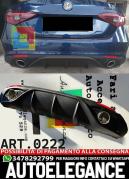 DIFFUSEUR ADAPTÉ À ALFA ROMEO GIULIA MAT FAST LOOK AVEC BORNES CHROMÉES