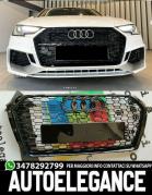 CALANDRA ANTERIORE  RS4 NIDO D'APE ADATTA PER AUDI A4 B9 2015-2019 NERA