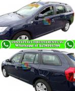 DACIA LOGAN MCV II 2013+ KIT 4 DEFLETTORI ARIA FINESTRINI ANTITURBO IN ABS