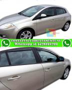 FIAT BRAVO 5 PORTE 2007+ KIT 4 DEFLETTORI ARIA FINESTRINI ANTITURBO IN ABS