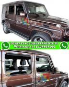 MERCEDES G W463 W461 1989+ KIT 4 DEFLETTORI ARIA FINESTRINI ANTITURBO IN ABS