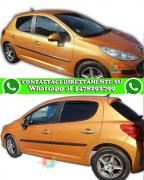 PEUGEOT 207 5 PORTE 2006-2012 KIT 4 DEFLETTORI ARIA FINESTRINI ANTITURBO IN ABS