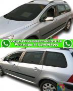 PEUGEOT 307 SW 2001-2008 KIT 4 DEFLETTORI ARIA FINESTRINI ANTITURBO IN ABS