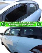 RENAULT CLIO SW 2012+ KIT 4 DEFLETTORI ARIA FINESTRINI ANTITURBO IN ABS