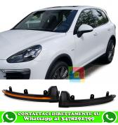PORSCHE CAYENNE 2014-2017 LIFT FRECCE SPECCHI NERA FUME  A LED DINAMICHE