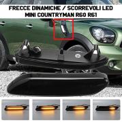 MINI COUNTRYMAN R60 R61 PACEMAN FRECCE LATERALI DINAMICHE INDICATORI DI DIREZIONE A LED