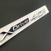 BMW X3 X4 X5 X5 COPPIA LOGHI DECORATIVI X DRIVE 4 0 ADESIVI 3M ACCIAIO INOX