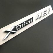 BMW X3 X4 X5 X5 COPPIA LOGHI DECORATIVI X DRIVE 4 8 ADESIVI 3M ACCIAIO INOX