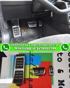PORSCHE MACAN 2014+ PEDALIERA PER CAMBIO AUTOMATICO ACCIAIO INOX FINITURA CROMATA