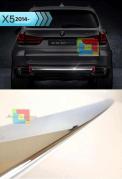 BMW X5 F15 2014+ MODANATURA PARAURTI POSTERIORE CROMATA