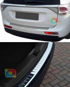 MITSUBISHI OUTLANDER 2013+ PIASTRA CROMATA SPORTELLO PARAURTI POSTERIORE