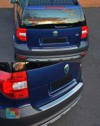 SKODA YETI 2009+ PIASTRA SPORTELLO PARAURTI POSTERIORE