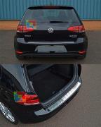 VW GOLF 7 MK7 5 PORTE 2012+ PIASTRA SPORTELLO PARAURTI POSTERIORE