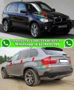 BMW X5 E70 2006-2014 CORNICE FINESTRINI FINITURA CROMATA ACCIAIO INOX